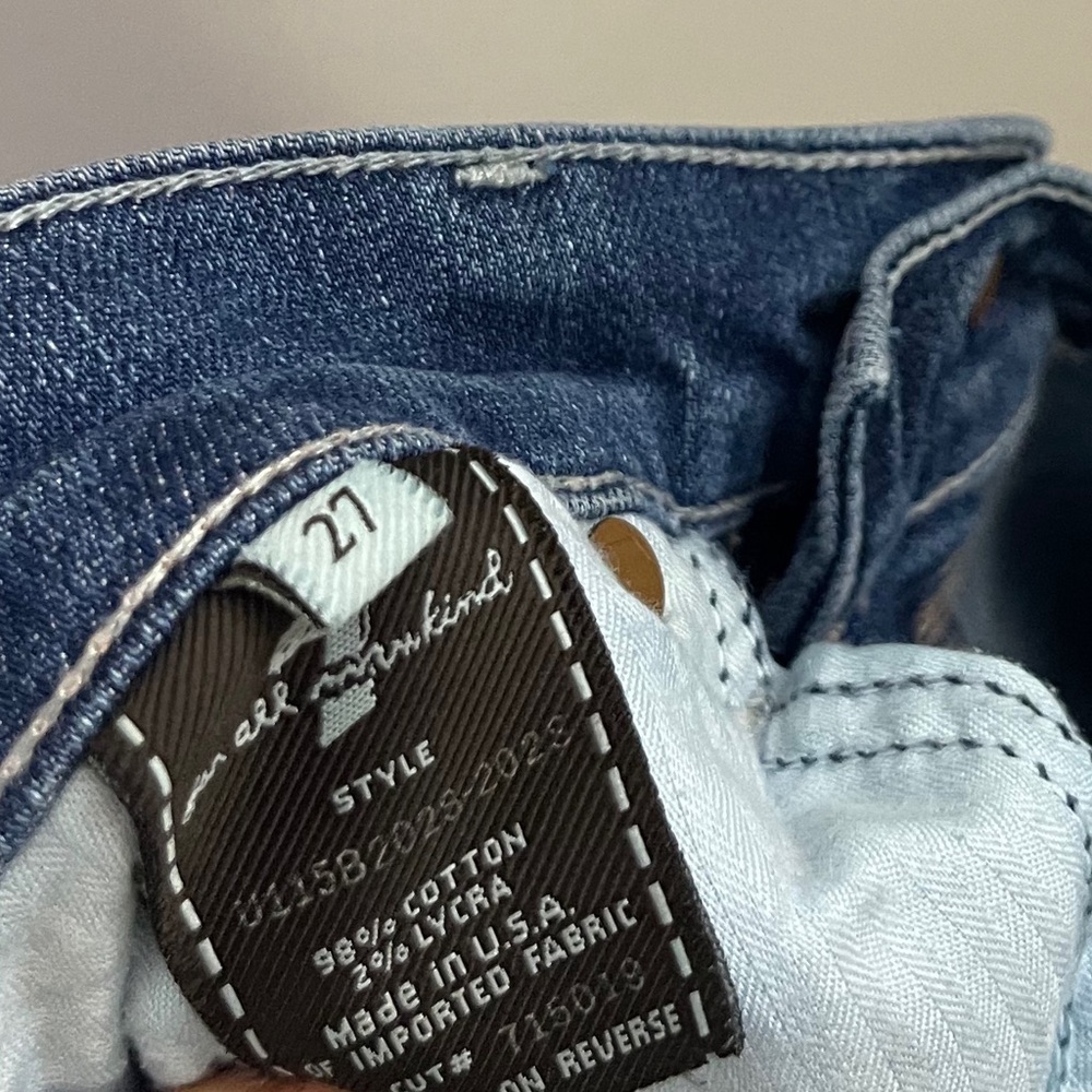 (sold) Dojo 7 For All Mankind Flare Leg Jeans Casual School Vintage Bootcut - Picture 3 of 9